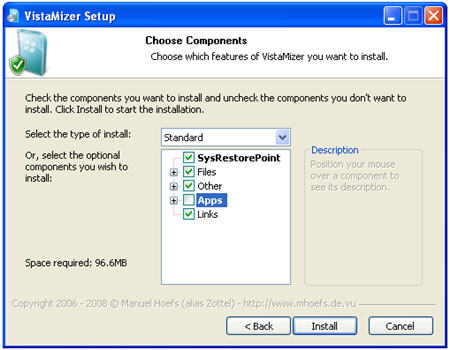 transform Windows XP in Windows Vista