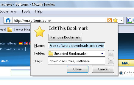 Firefox 3 bookmarks sytem