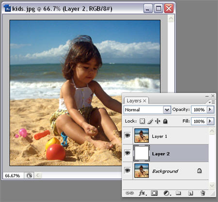 add a border effect to your photos