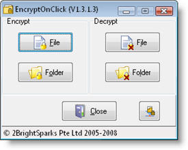 Encrypt files and folders the easy way