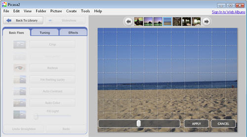 Quick photo fixes with Picasa