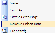 Remove Hidden Data Dialogue