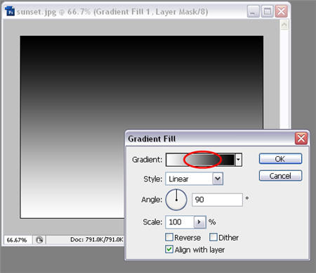 create a warm, golden sunset in Photoshop