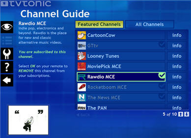 TVTonic Channel Guide