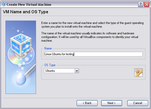 New operating system on VirtualBox with ISO file