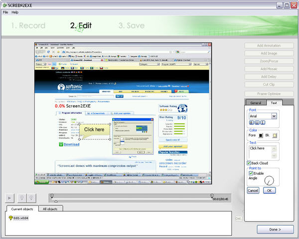 Create self-executable screencasts in two steps