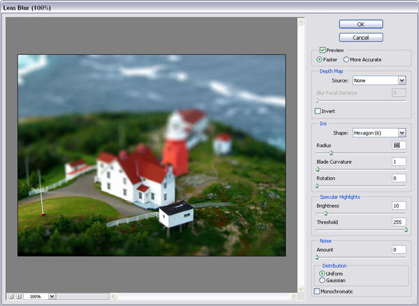 Apply a tilt-shift effect to your photos