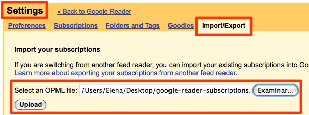 Merge two Google Reader accounts in one
