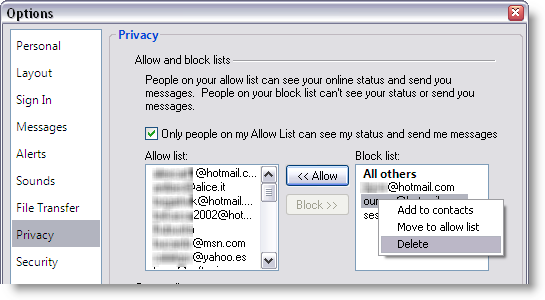 Tips and tricks for Windows Live Messenger