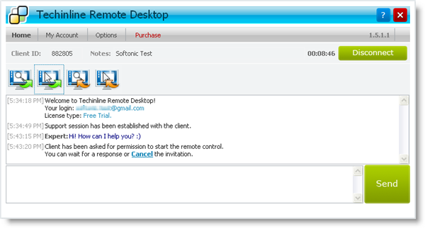 Techinline Remote Desktop - Remote Support