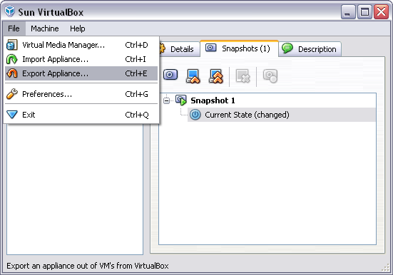 How to: Create and manage snapshots in VirtualBox