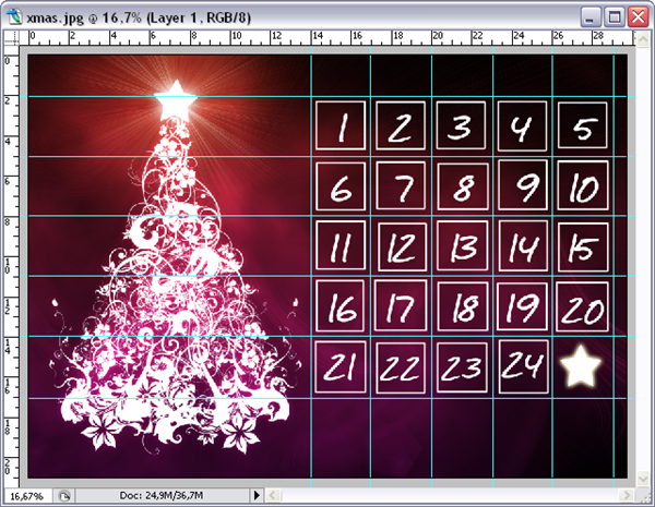 How to create an advent calendar