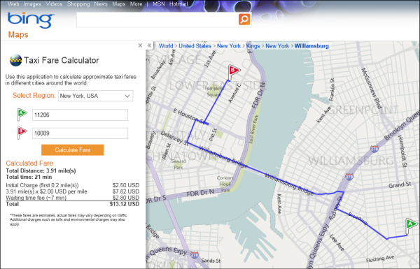 Bing Maps