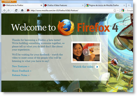 Firefox 4 in 2011