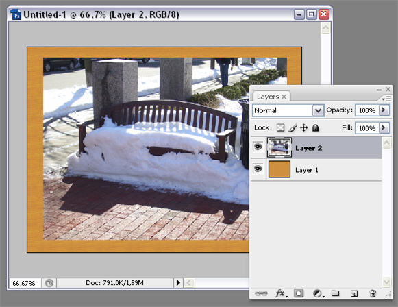 Create a reusable photo frame in Photoshop