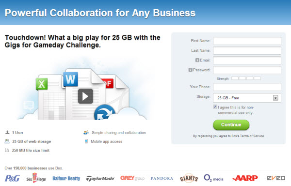 score 25gb of free cloud storage from box box file size limit