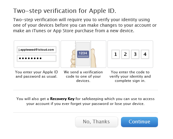 2 段階認証で Apple ID を保護する方法