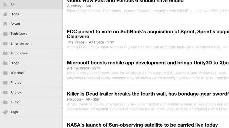 Digg for iOS updates with Digg Reader support