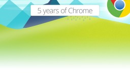 Infographic: the first 5 years of Google Chrome