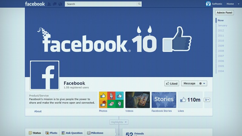 Facebook celebrates 10th birthday