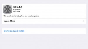 iOS 7.1.2 out now with bug fixes and security updates