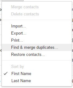 Gmail find and merge duplicates Gmail find and merge duplicates