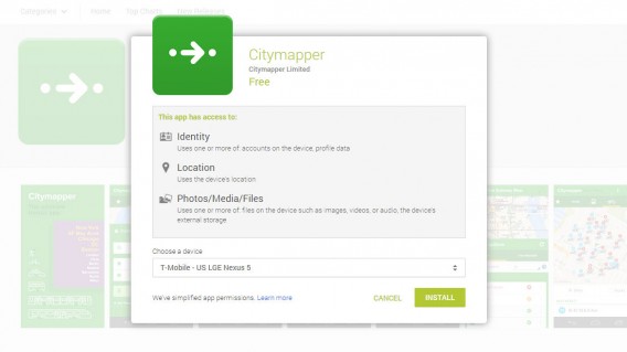 Google Play app install Google Play app install