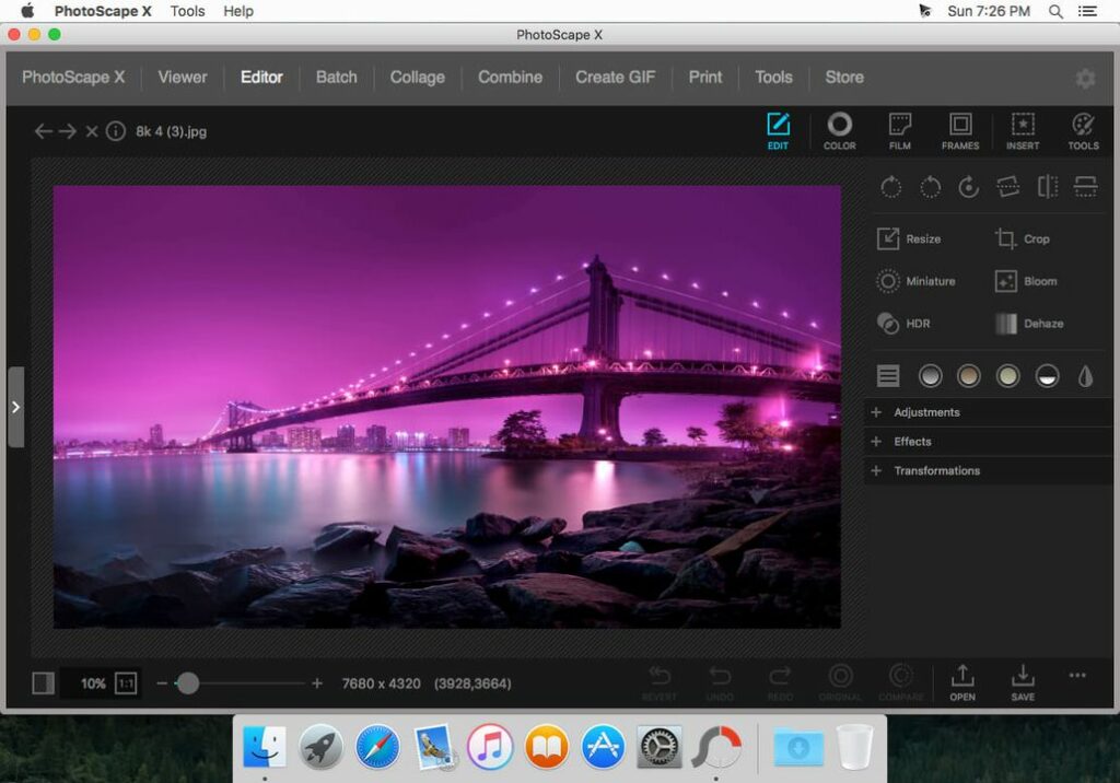 Access various popular crop settings with this advanced crop tool from PhotoScape