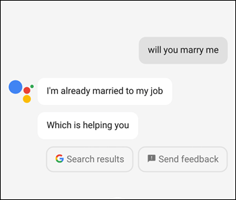 How to get Google Assistant to Cheer You Up marry me