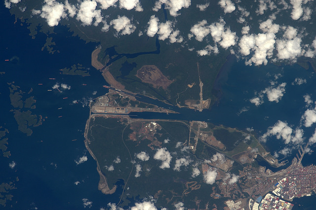 This Map Allows you to Be the Astronaut you Always Wanted to Be UK at Night Panama Canal