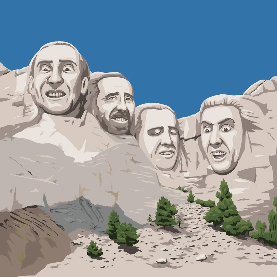 Microsoft Paint is to be Killed off so let’s Celebrate all it’s Glory Nic Cage Mount Rushmore