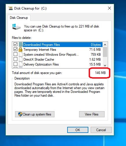 Make your computer happier by deleting waste data.