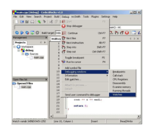 The basics of debugging in Code::Blocks - Softonic