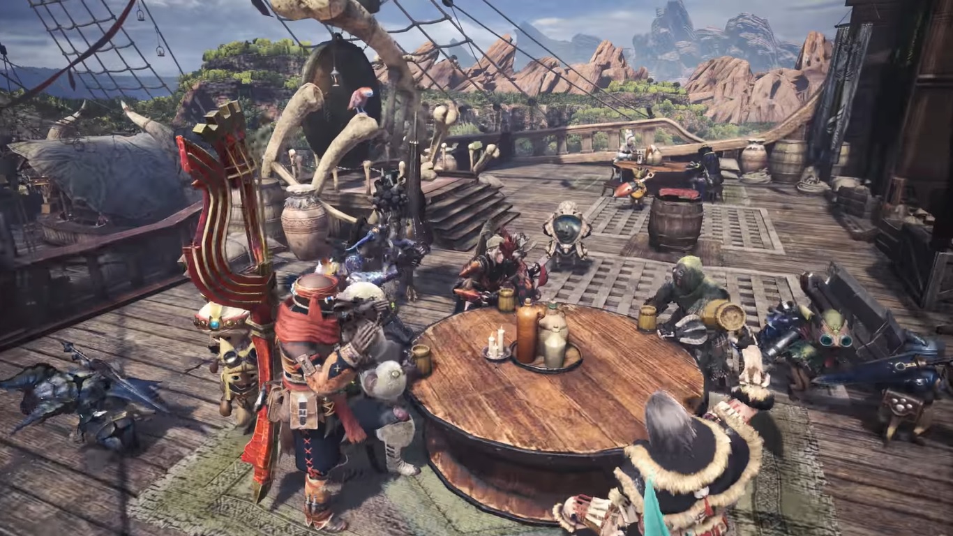 monster hunter world lobby