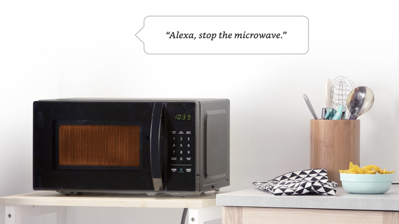 alexa microwave