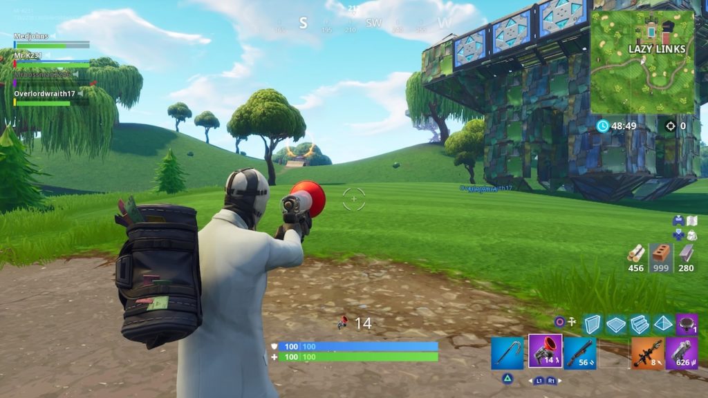 fortnite grappel gun