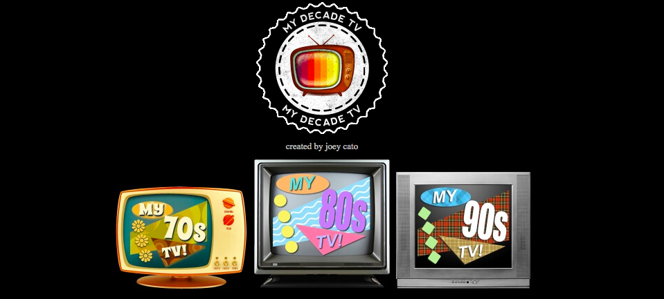 my decade tv homepage