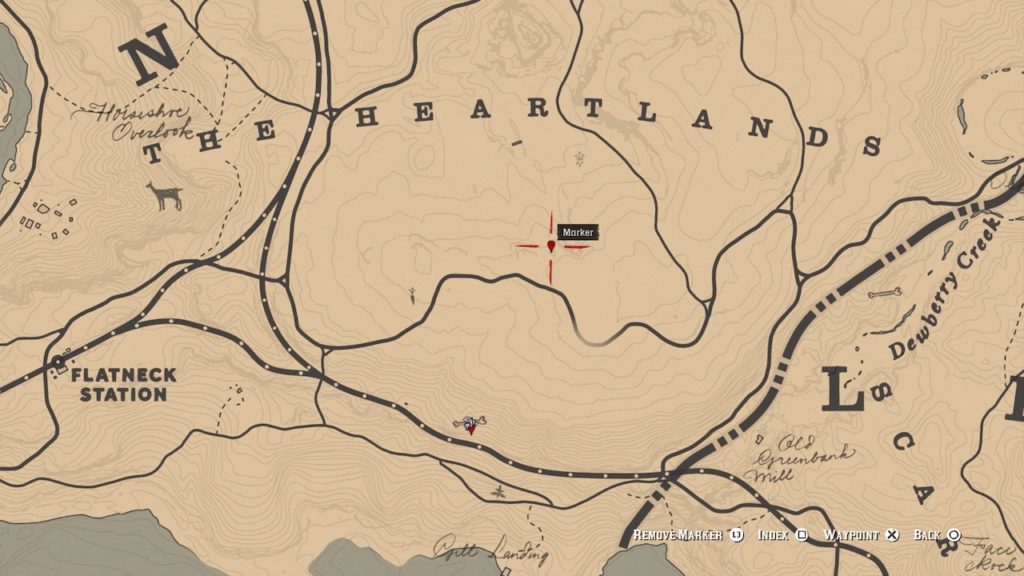 red dead 2 heartlands gorge bone map