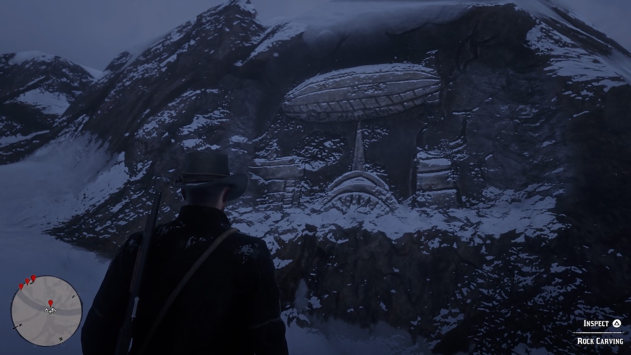 Red Dead 2 maps to all rock carving locations Softonic