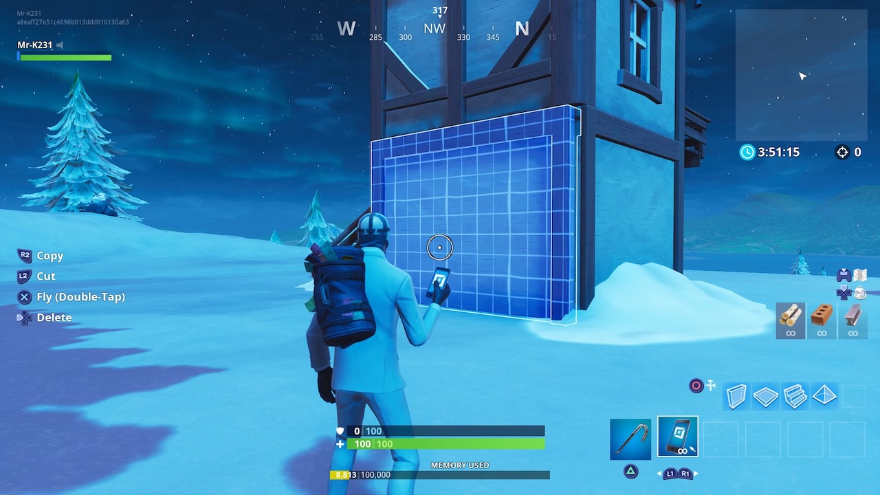 fortnite creative mode cell phone