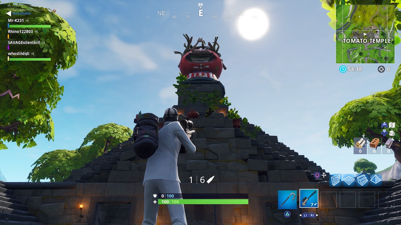 fortnite tomato temple