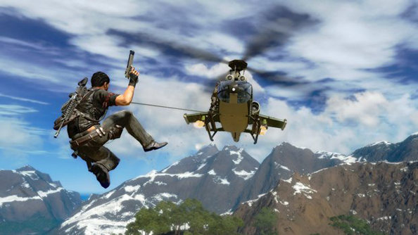 Just Cause's gadgets make navigating the world one of the most fun parts of the game