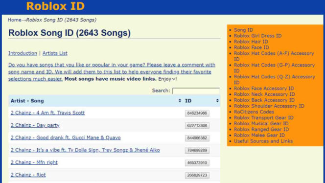 The best sources for Roblox Song IDs - Softonic