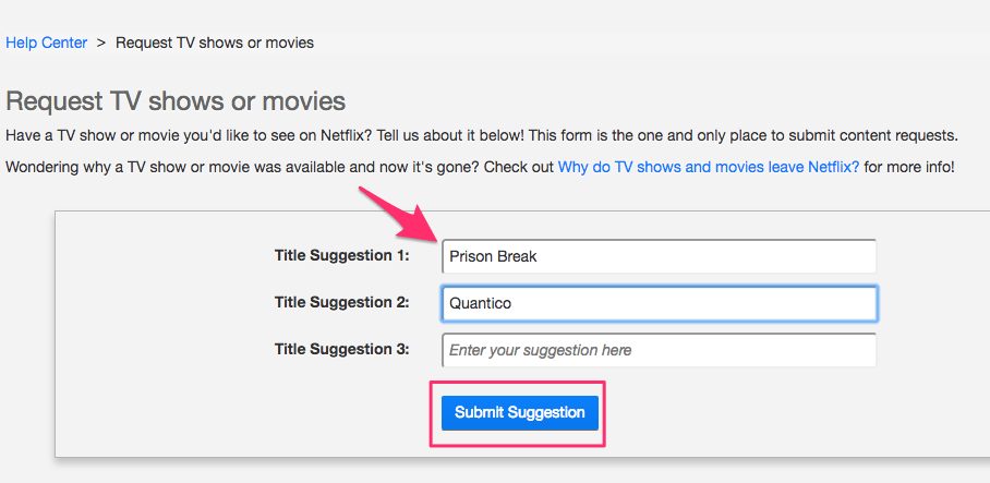 How to ask for a movie or TV show to be added to Netflix - Softonic