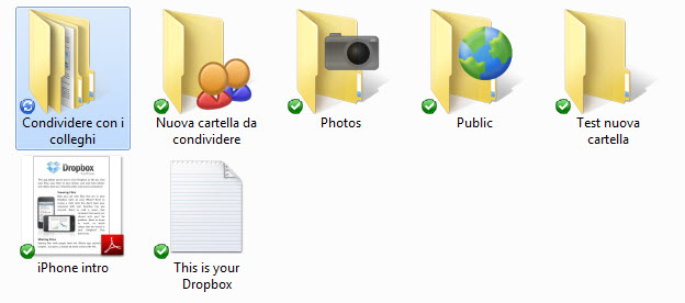 Sincronizzazione Dropbox