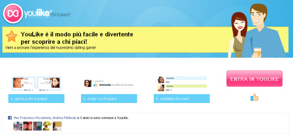 Screenshot di Youlike