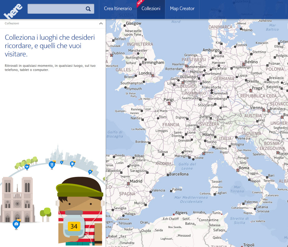 Collezioni Nokia Here