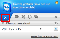 Chiudi Teamviewer