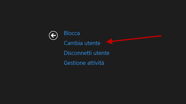 Cambia nome utente Windows 8 - Lock Screen