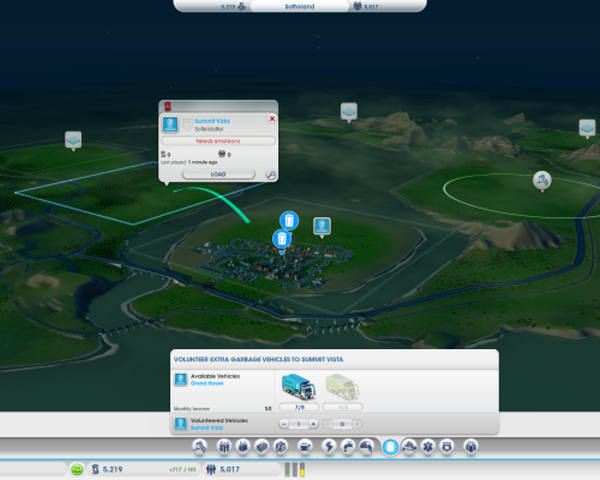 Collaborazione tra città in SimCity